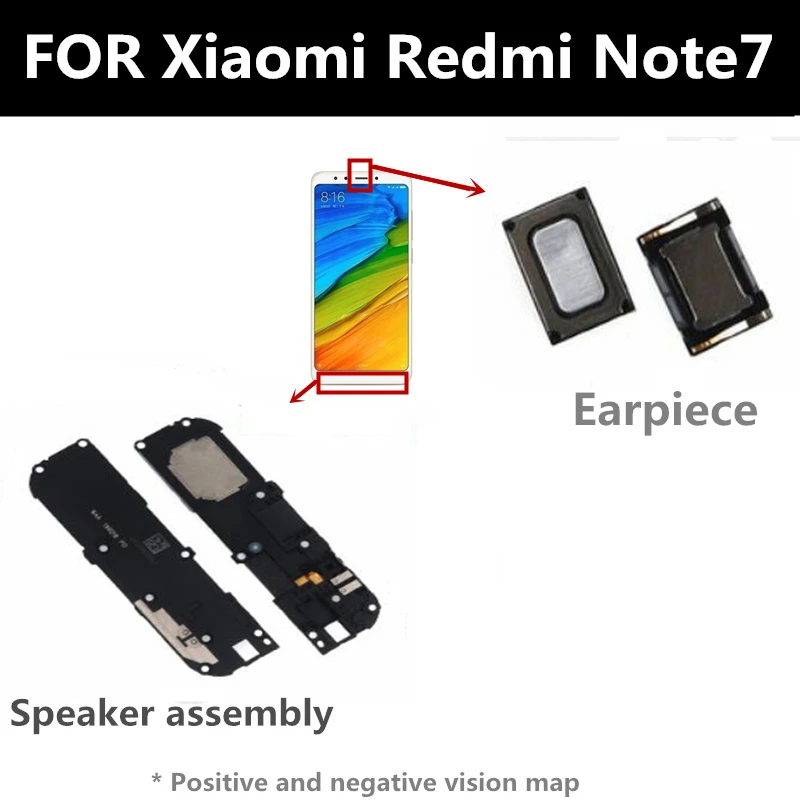 For Xiaomi Redmi Note7 Note 7 Loudspeaker Composition Front Earpiece Ear Piece Speaker Earpiece Mobile Phone Flex Cables Aliexpress