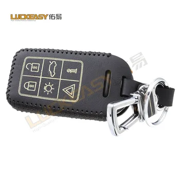 

6 buttons car key case cover for volvo S80L S60L V40 S60 V60 XC60 S80 2013 2014 2017 Car remote key chain holder
