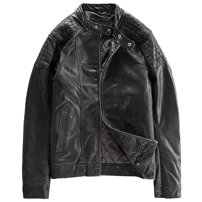 Vintage Stijl Heren Faux Lederen Jassen Europese En Amerikaanse Stijl Herfst Winter Biker Leren Jassen Voor Mannen Overjassen A257 Vintage Stijl Heren Faux Lederen Jassen Europese En Amerikaanse Stijl Herfst Winter Biker Leren Jassen Voor Mannen Overjassen A257
