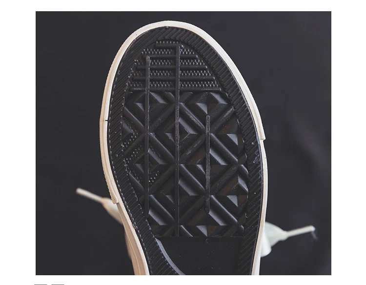 2021 New Canvas Shoes Versatile Laces Light Color Solid Color Cute Trend Casual Flat Bottom Low Top Women's Vulcanized Shoes