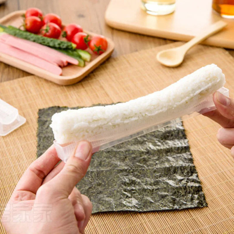 Portable Japanese Roll Sushi Maker Rice Mold Kitchen Tools Sushi Maker Baking Kit Rice Roll Mold Accessories sushi mold sushi maker sushi rolling tool sushi tools