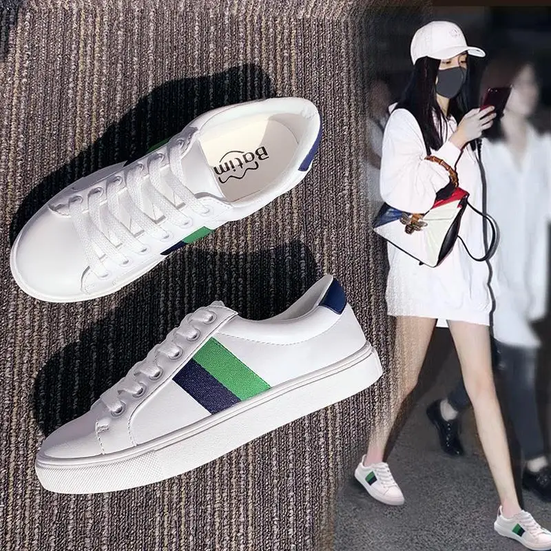 

White Shoes Women's 2019 Summer Hot Selling New Style Versatile Online Celebrity Summer WOMEN'S Shoes Flat Students Shoes Wester