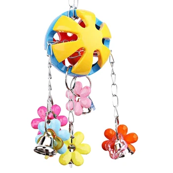 

Bird Swing Toys Parrot Cage Toys Bird Chewing Toys Parrot Cage Shredder Toy Foraging Hanging Toy