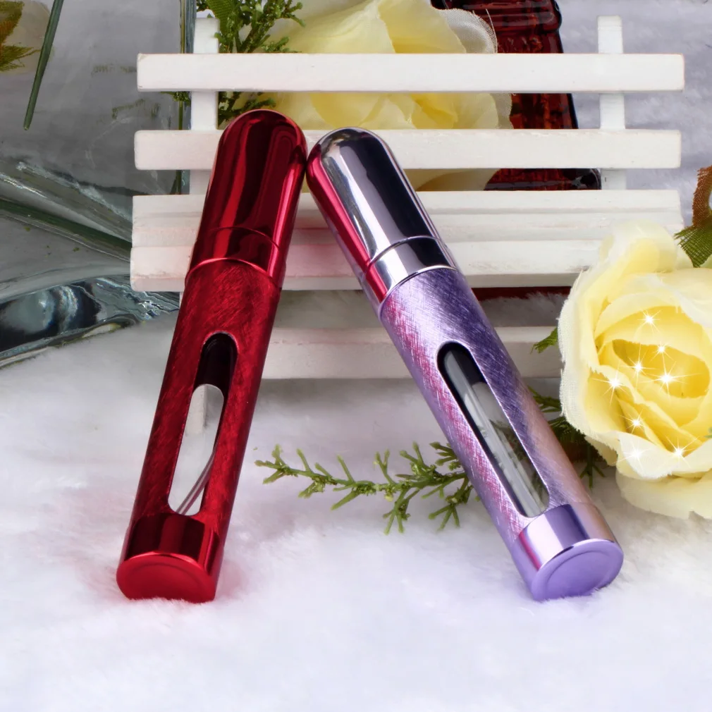 1pcs Fashion Deluxe Travel Refillable Mini Atomiser Spray Perfume 12ml Bottle Drop Shipping Wholesale