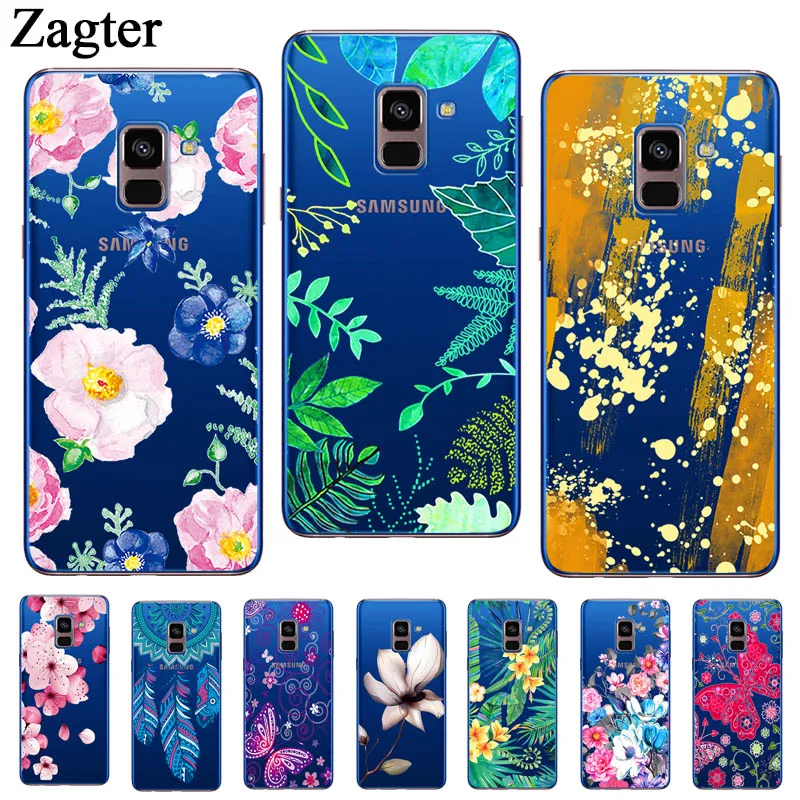 Чехол для телефона Samsung Galaxy J4 J6 Plus j8 2018 европейские Чехлы силиконовый чехол A7 A750 J8