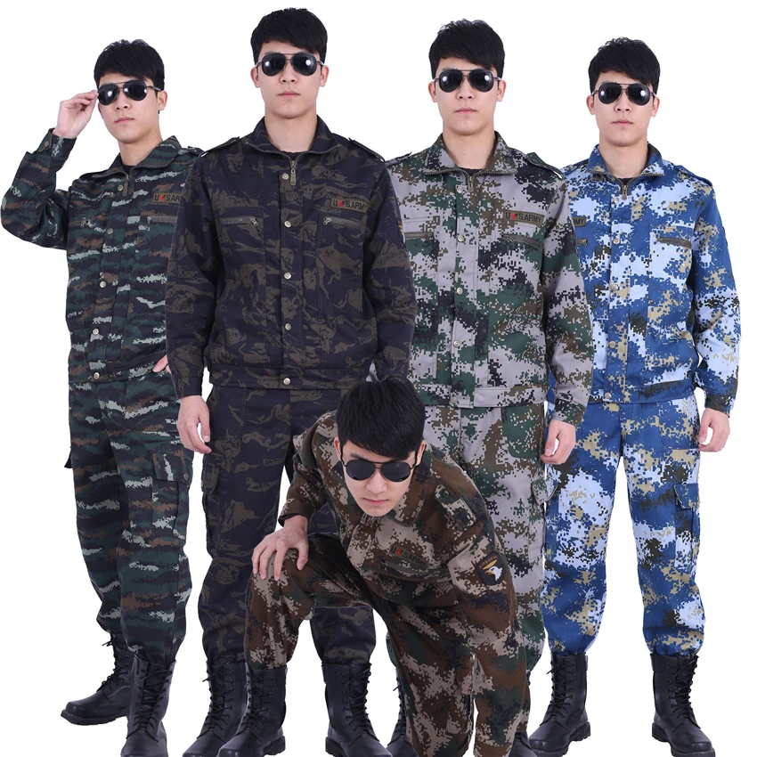 

Army Tactical Men Camouflage Special Forces Military Uniform Work Wear Adult Airsoft Soldier Training Combat Clothes Pant Set