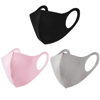 

1pc Breathable Unisex Sponge Face Mask Protective Mask Anti Haze Dust Washable Reusable Dustproof Mouth Mask