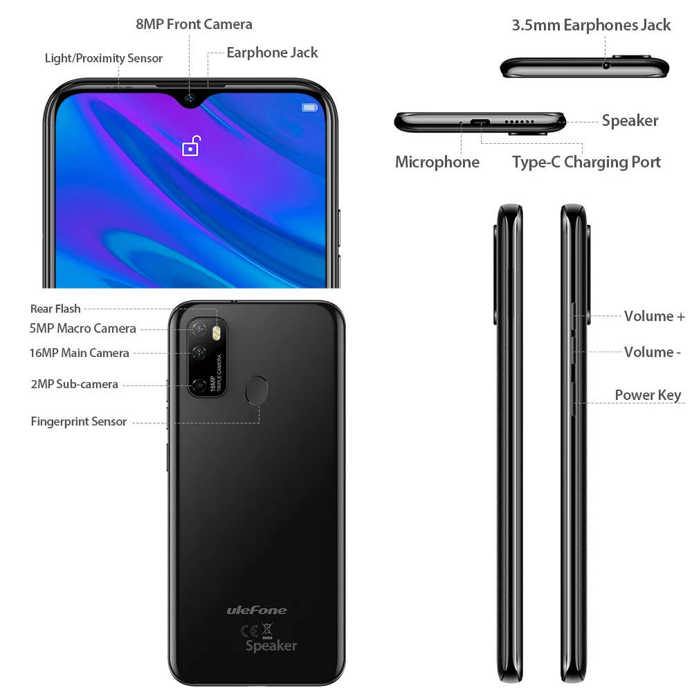 Ulefone Note 9P Android 10.0 Smartphone 6.52