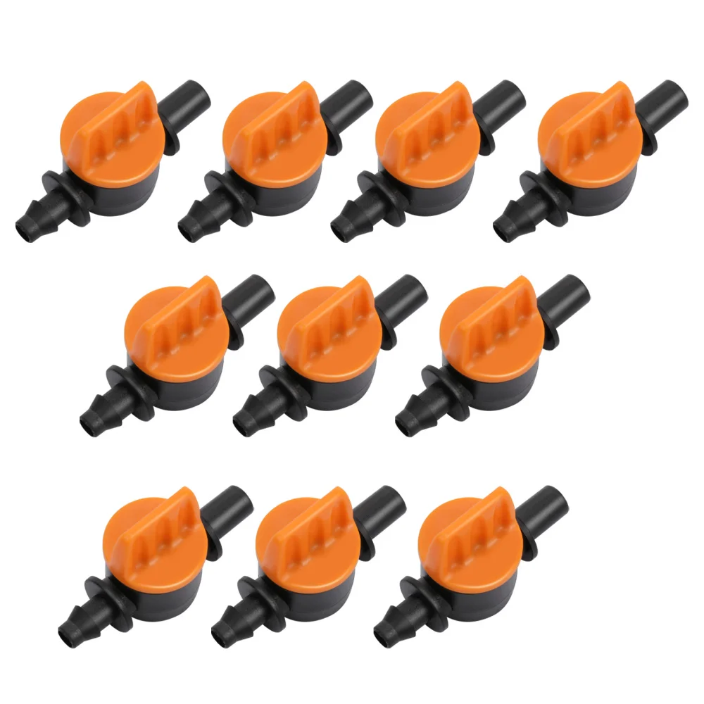 10pcs 4/7 Tube Switch Mini Irrigation Tube Connector Irrigation