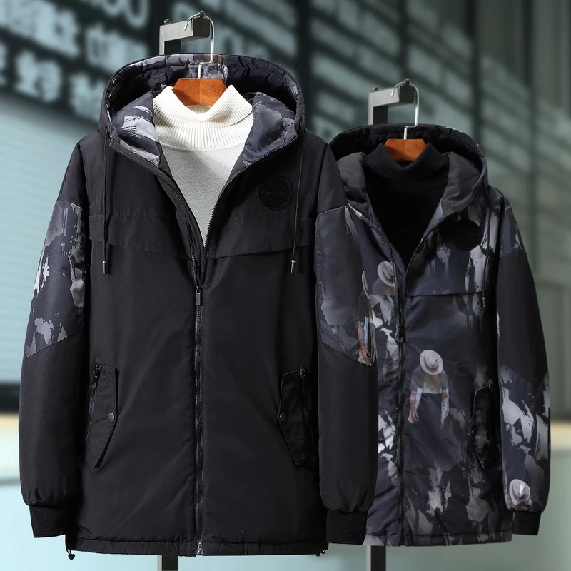 Большие размеры 10XL 9XL 8XL7XL 6XL 5XL теплая верхняя одежда зимняя мужская куртка, ветронепроницаемая мужская куртка с капюшоном теплые мужские парки Большие размеры