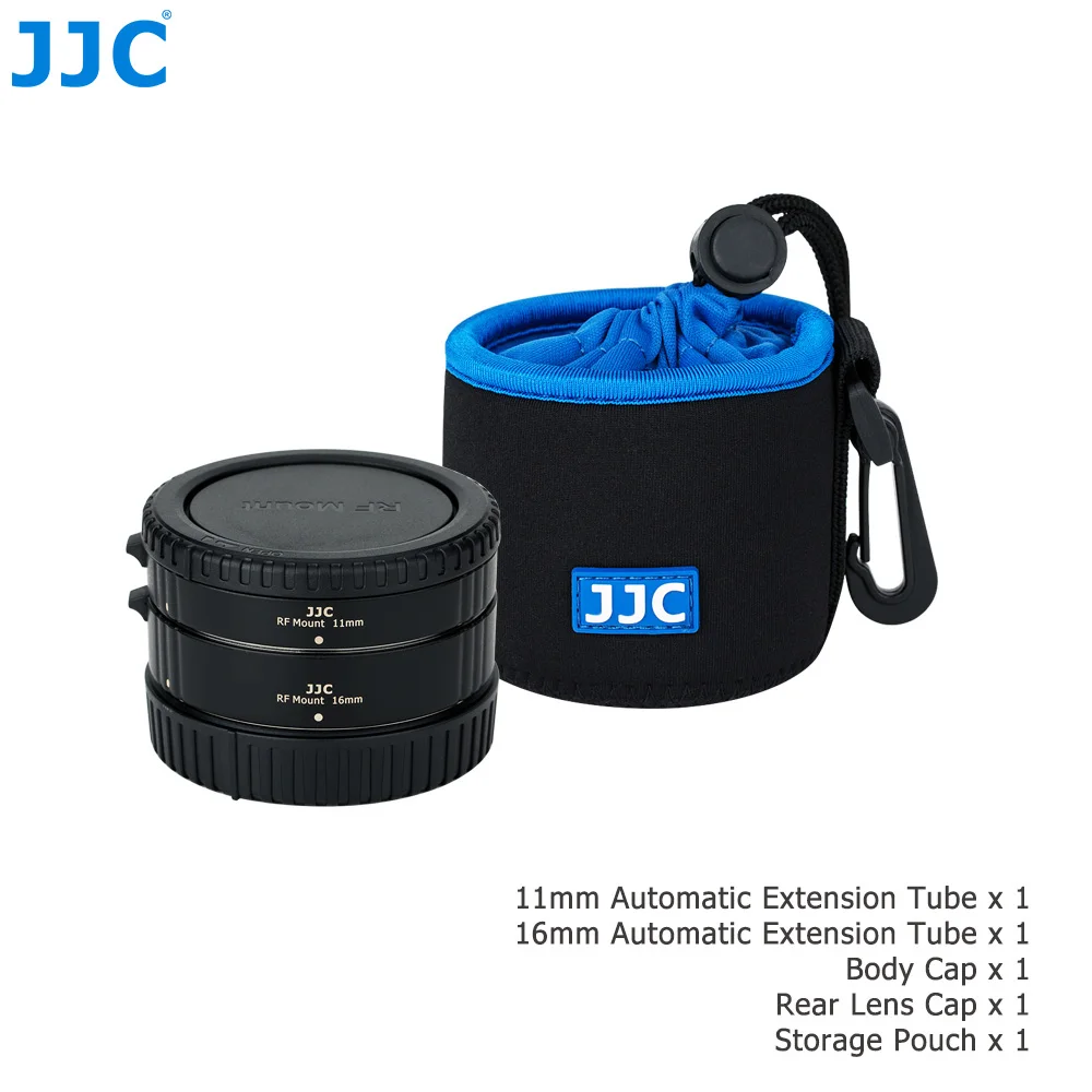 Conjunto de Tubo de Extensão Macro do Foco Automático da Montagem de Jjc Câmera sem Espelho do Quadro Completo e Lentes da Montagem de Canon rf para Canon Eos rp r rf - Image 6