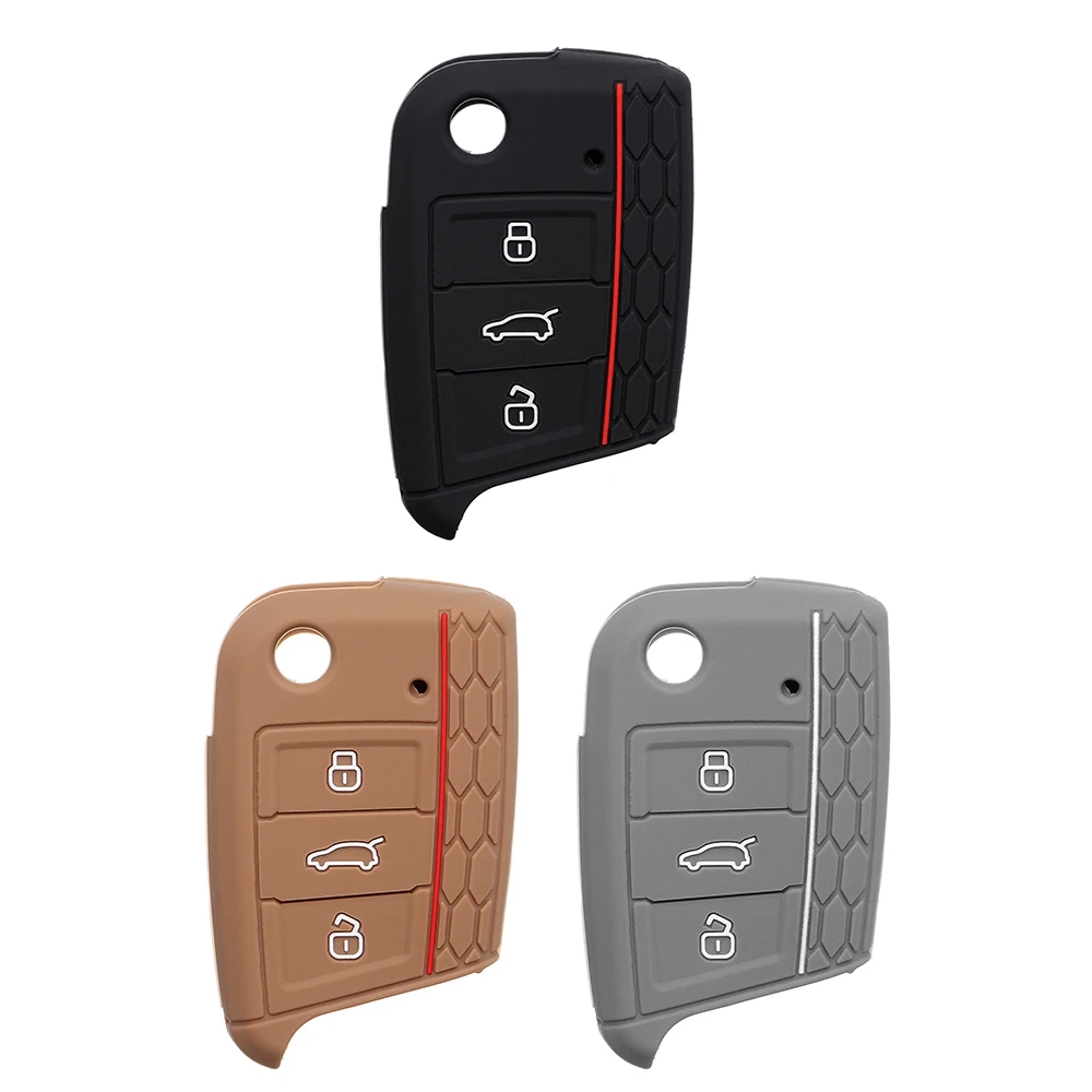 

Silicone Car Key Case/Bag Protector Cover for Volkswagen for VW Golf 7/Lamando/Skoda Octavia Key Case