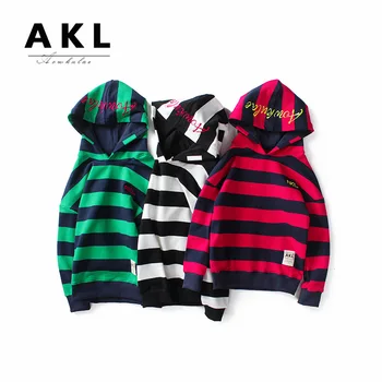 

Children Hoodie 202 Autumn Korean-style New Style BOY'S Long-sleeved Sweater Hoodie Young STUDENT'S Striped Shirt Children Hoodi