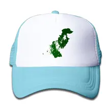 Детская флаг карта Пакистана бейсболка для дальнобойщика Регулируемая сетка шляпа Девочка Мальчик