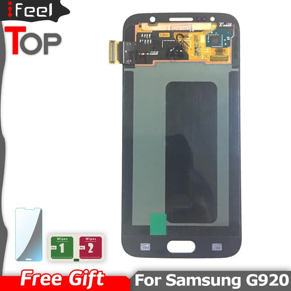 Super Amoled S6 LCD для Samsung GALAXY G920 G920F ЖК-дисплей кодирующий преобразователь сенсорного