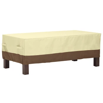 

Home Decor Patio Furniture Oxford Cloth Heavy Duty Outdoor Lawn Waterproof Rectangular Coffee Table Shield Large Easy Use