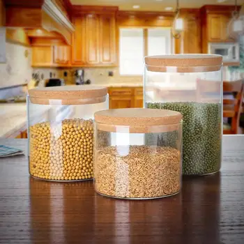 

Glass Storage Bottles Jar Ceramic Seasoning Bottle And Sugar Bowl Seasoning Box Set Household Storage Bottle Kitchen Storage Jar