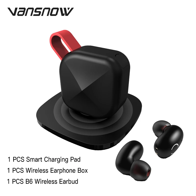 Black B6 Earbud Высокая производительность B6 IPX7 водонепроницаемый TWS наушники беспроводные наушники Bluetooth 5,0 Поддержка Aptx/AAC 45h время ожидания для IOS/Android - Цвет: Black B6 Earbud