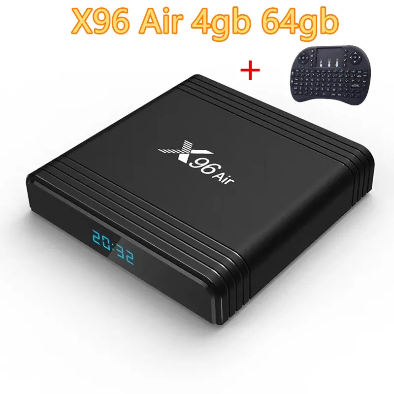 X96 Air Tv Box Android 9,0 Bluetooth Amlogic S905x3 4 Гб 64 Гб Wifi 4k 8k 24fps Netflix Youtube HD Android 9 мини-приставка - Цвет: X96 Air 4gb 64gb i8