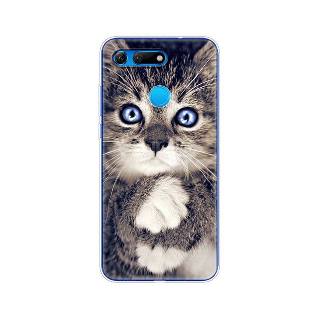 for Honor View 20 V20 Case TPU Funda Soft Silicone Cover For Honor V20 Capa Cute Animal pattern Silicone Phone