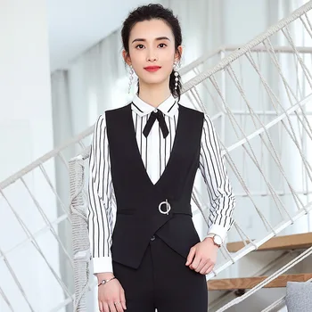 

2019 Occupation Pack Female Suit Suit Waistcoat Slim Fit Temperament Stewardess Uniform Beautician