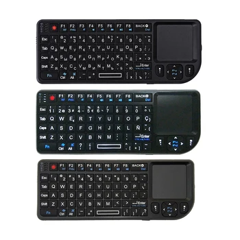 

A8 Wireless Keyboard Air Fly Mouse 2.4G Mini Touchpad White Backlit for Speech Projector Plug and Play