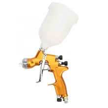 Воздушные кисти для масла краска мебель для дома Аэрограф высокого распылитель пистолет Гравитация-подача Аэрограф краска пистолет