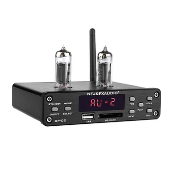 

FX-Audio DP-02 Bluetooth Preamplifier 6K4 Tube Headphone Amplifier Audio RCA USB SD Card Home Theater Mini Hifi Stereo Pre Amp