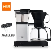 

MIUI Coffee Machine,2-8 Cup / 43oz Coffee Brewer,One Touch Drip Coffee Maker with Glass Carafe,Keep Warm Coffee Machine,BPA-free