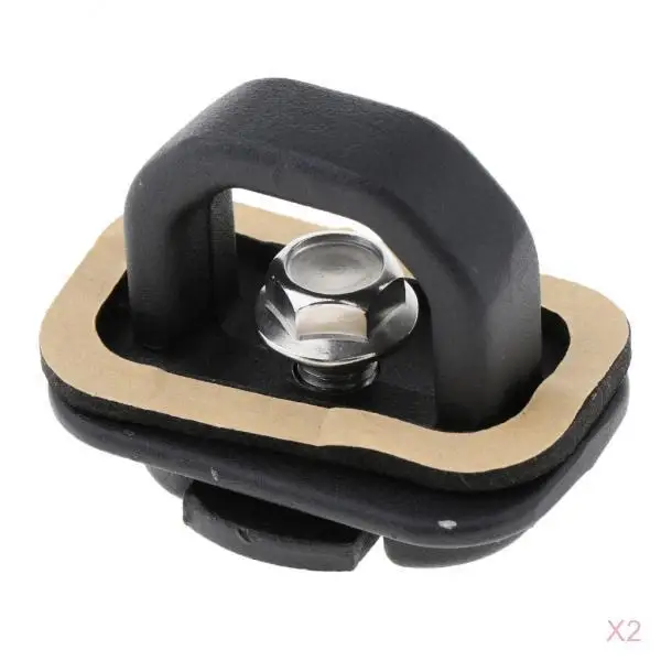 2 pack Bull Ring Cab with Different Doors and pop Out Rail Cap Covers - Retractable