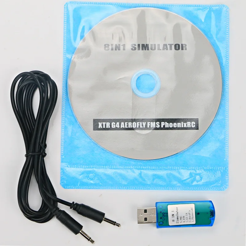 

XTR. FMS/G4/Phoenix 8-in-One Fine Paperback 4 in One Remote Control Aircraft Model Airplane Simulator Softdog Disc