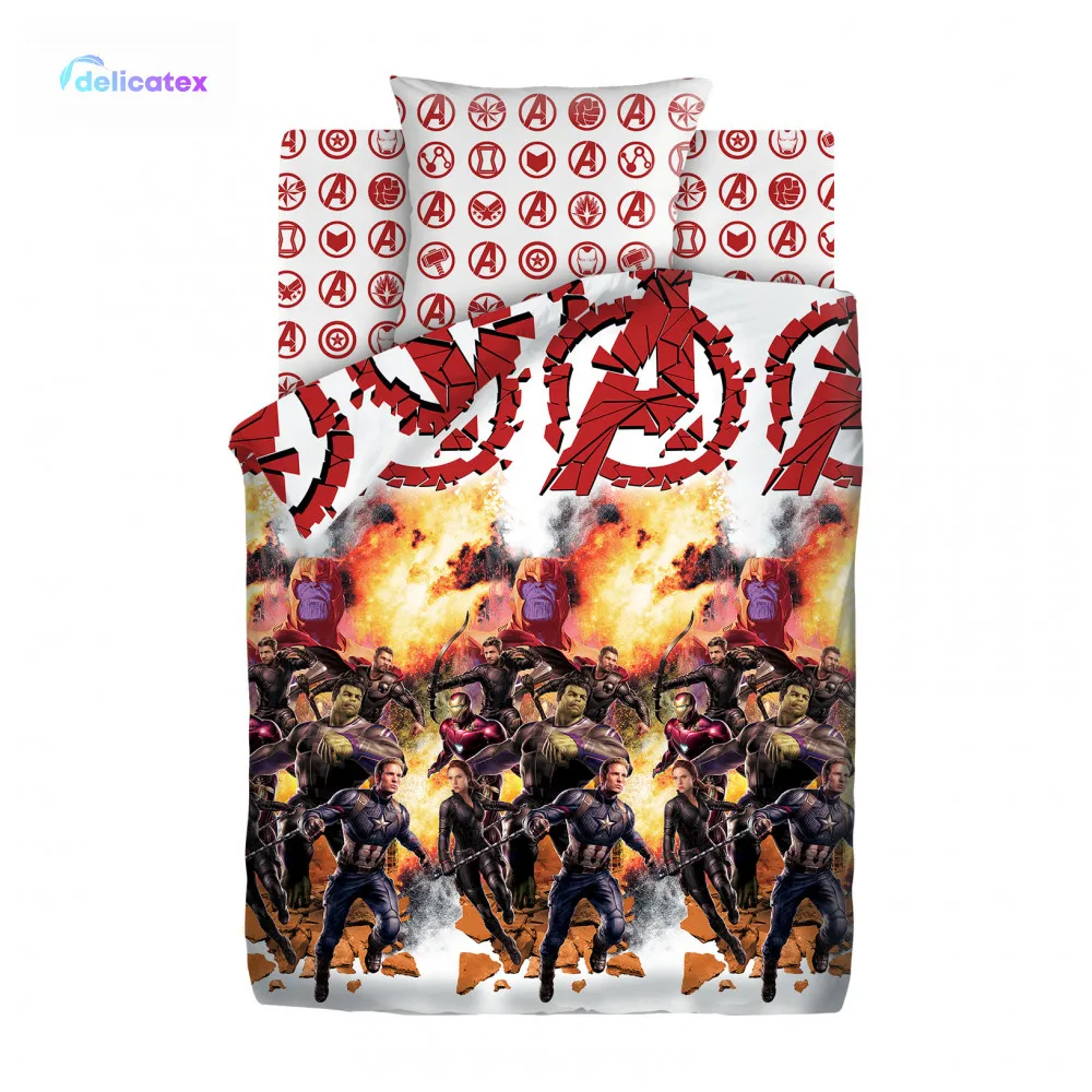 КПБ Delicatex1.5 хлопок Мстители(70х70) рис. 16158-1/16159-1 Бой