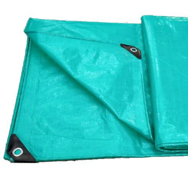 1 Pc 3*3M Zöld Kerti Eső Vitorlás Otthoni Kert Vastagított Esőálló Ruhával Ultra Könnyű, Vízálló Műanyag Ponyva Testreszabott Méret - Image 4