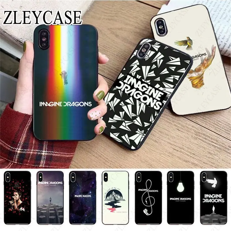 Night Music Imagine Dragons Music Phone Case Per Iphone 15Pro 11Pro 13Pro 14Pro 12Pro Xsmax 7 8 Xr 12Mini 15Plus 13Mini Se Cover