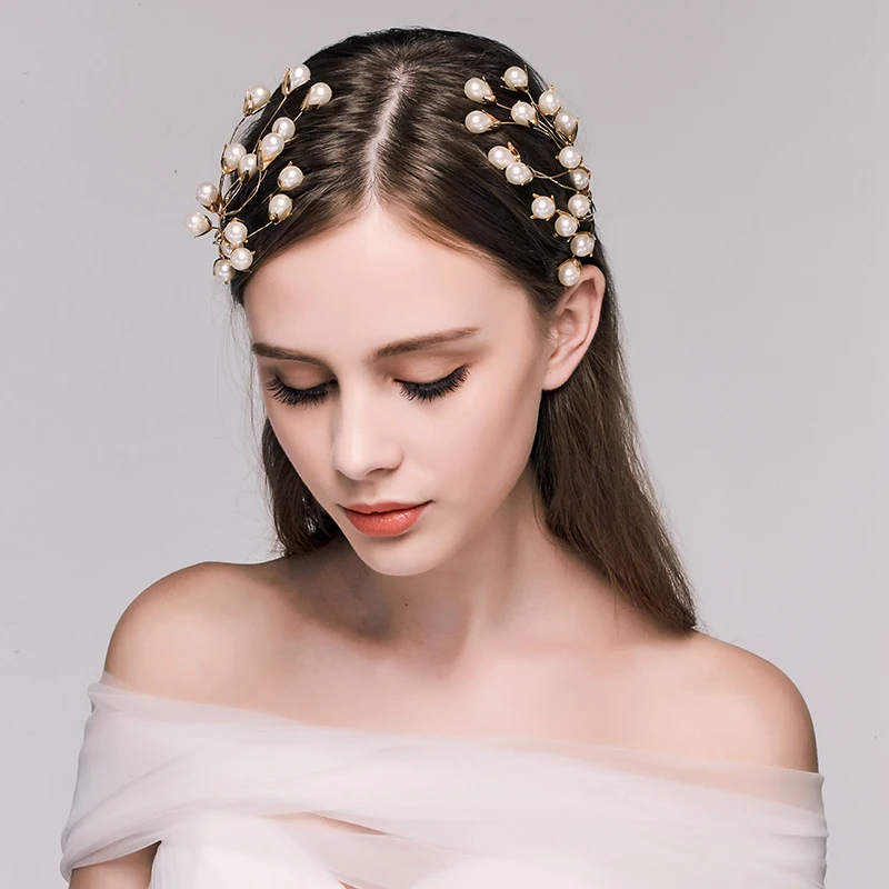 Новинка 2 шт. винтажные Свадебные украшения для волос свадебный головной убор