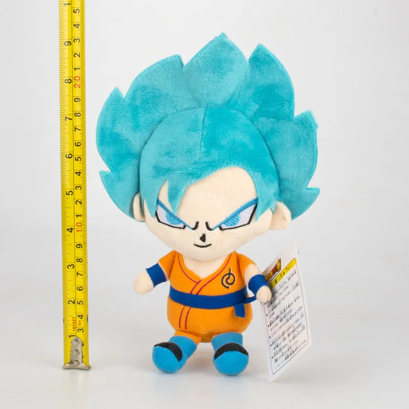 Мультфильм Плюшевый игрушечный Дракон Мяч Z Супер Saiyan ГОКу Вегета синие волосы плюшевые куклы мягкие игрушки подарки для детей 3733