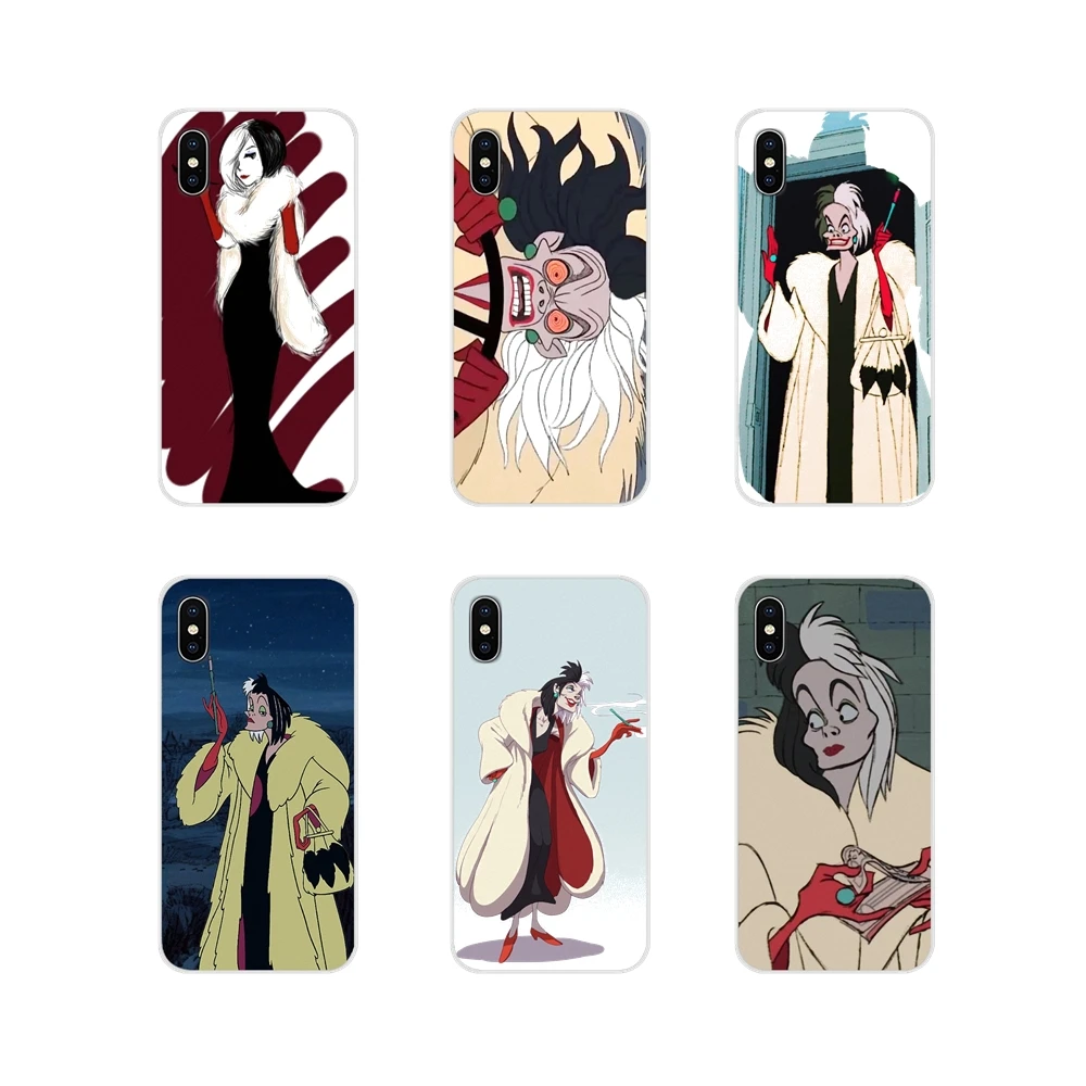 Чехлы для телефонов Apple iPhone X XR XS MAX 4 6 5C SE 6S 7 8 Plus ipod touch 5 Cruella | Мобильные телефоны и