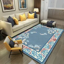 Национальный стиль, ковер для гостиной, модный коврик для спальни, точечный пластиковый Нижний Ковер, домашние декоративные картины, узорные коврики