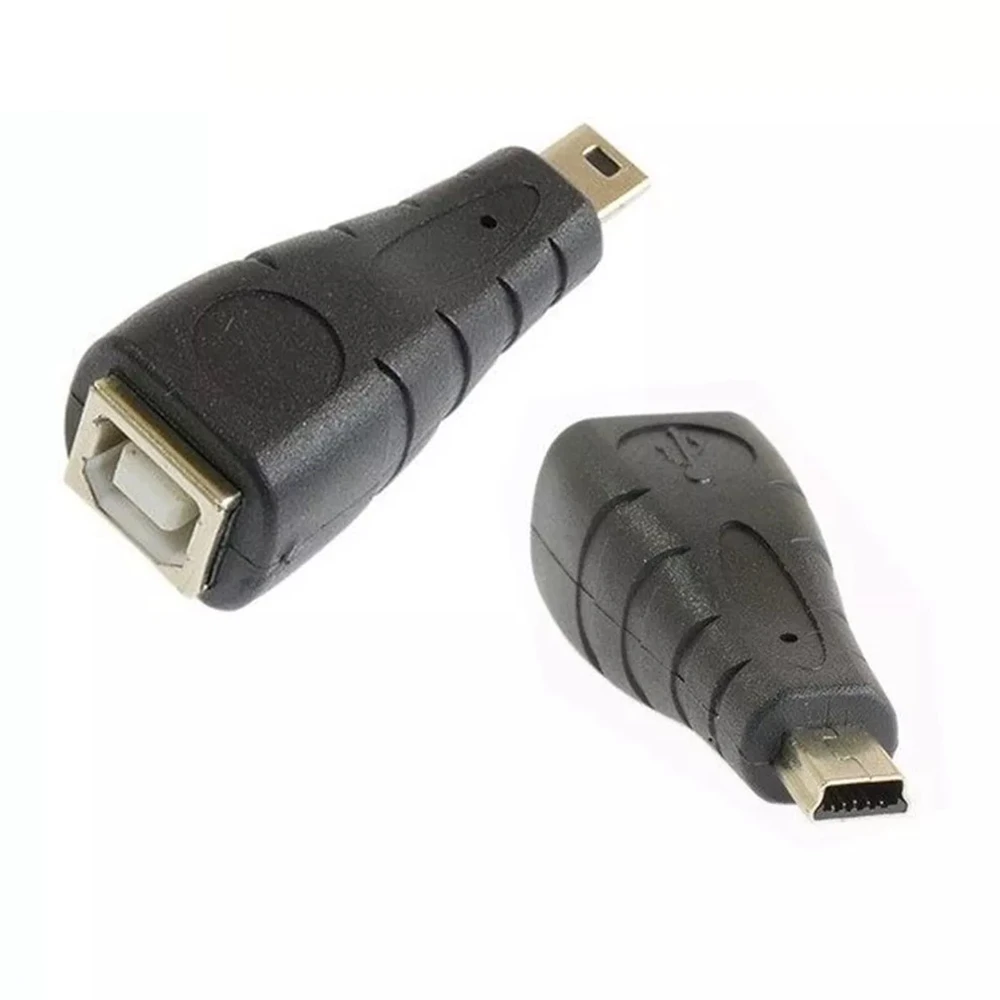 Mini Micro Usb 5Pin Stecker Plane Usb 2,0 B Tipo Weibliche Drucker Scanner Adapter Stecker M/F Hohe Qualität