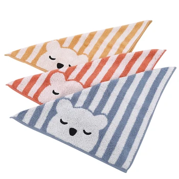 

Children's Small Towel Cartoon Bear Towel Cartoon Bear Towel Soft Cotton Hand Face Baby Cute Children Towel Portable
