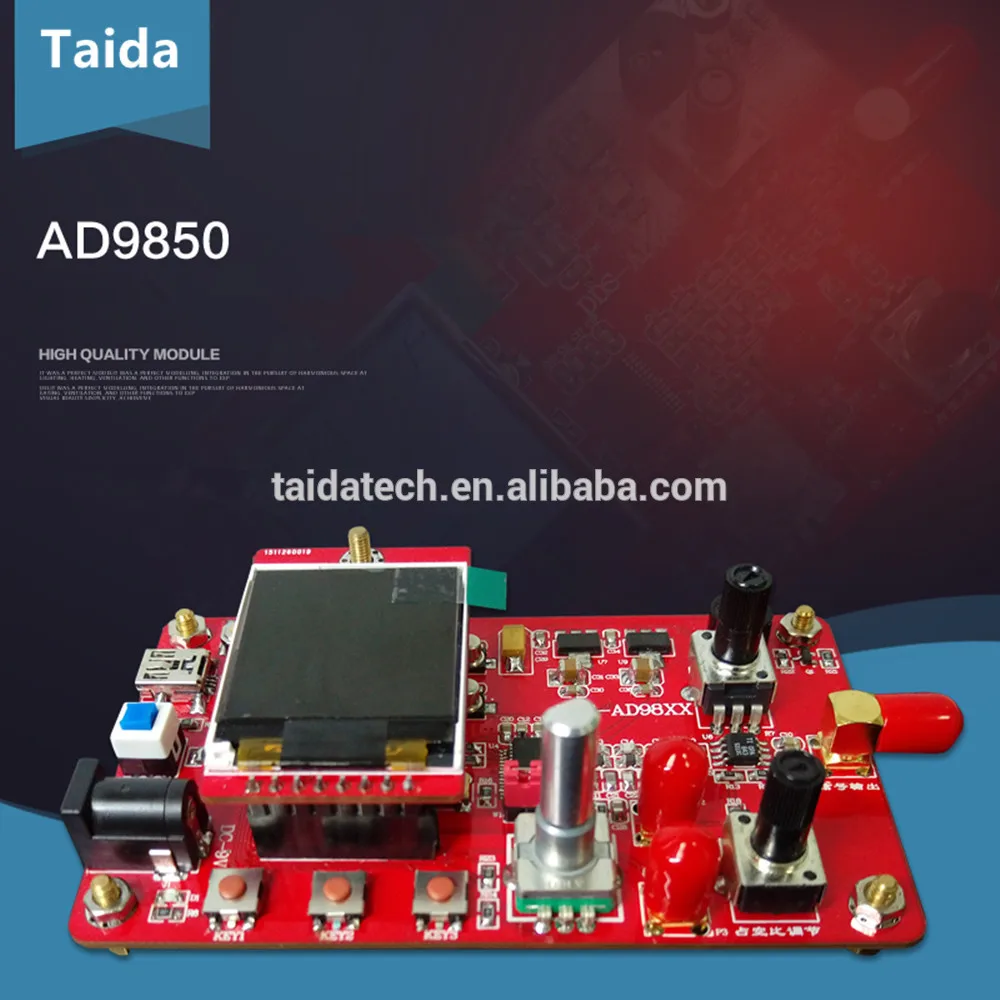 

AD9850 square wave generator function generator circuit function signal generator