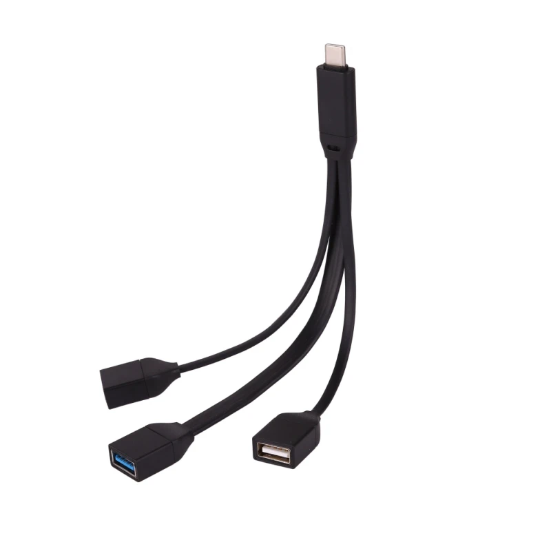 EDAL type C Мужской до 3 USB 3,0 2,0 Женский Соединительный узел сплиттер Кабель-адаптер для samsung Galaxy Google Nexus для huawei P10 S
