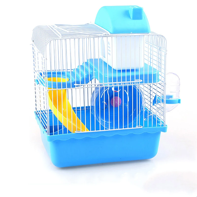 Hamster cage golden silk bear nest villa hamster supplies double-decker villa castle small pastoral