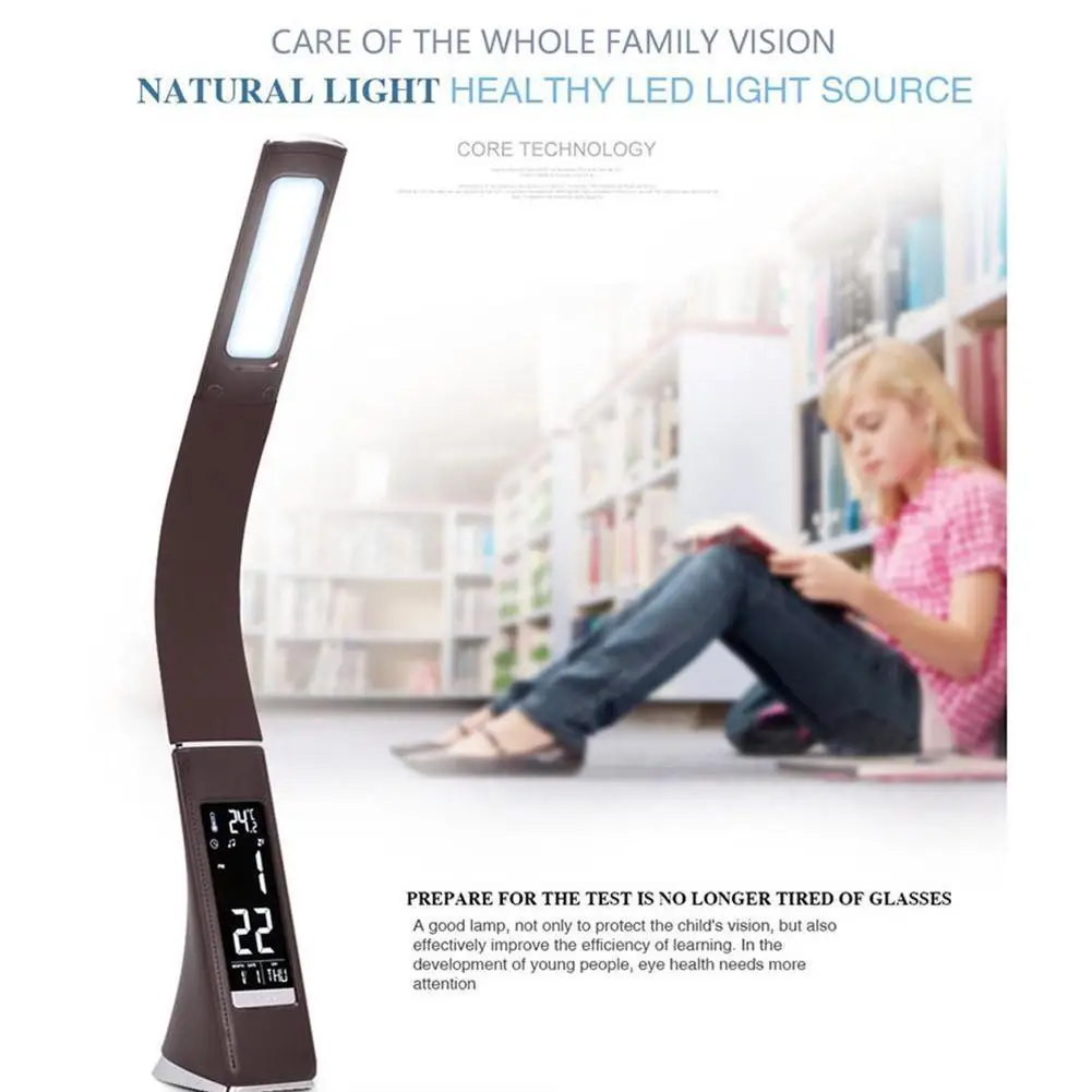 

5W LED Lamp Table Reading Lamp Multifunctional Perpetual Lamp Table Home Table Calendar Lamp USB Calendar Time Rechargeable F8X0