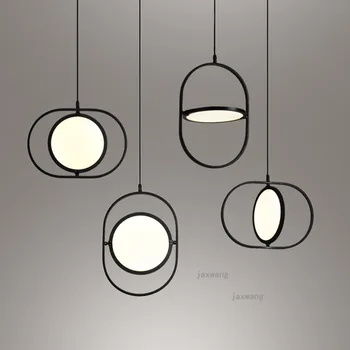 

Nordic Creative LED Bar Chandeliers Modern Restaurant Chandelier Lighting Bedroom Hanging Ceiling Lamps adjust Light Fixtures