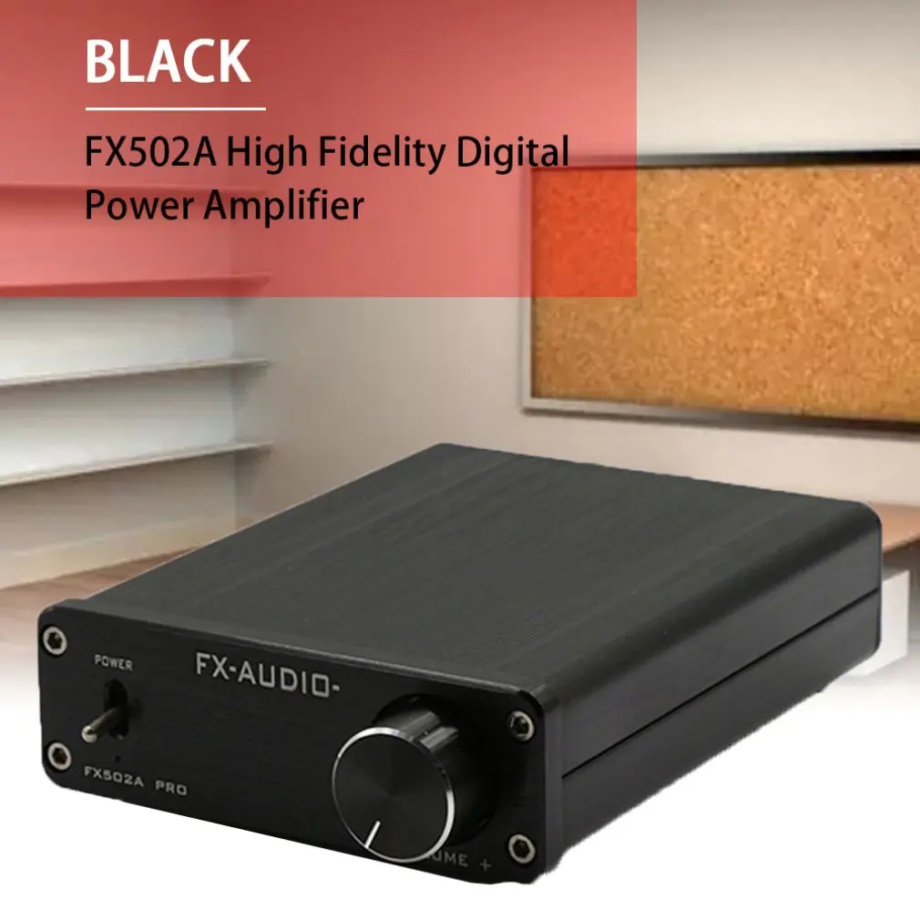 FX-Audio FX502A PRO HIFI 2,0 TPA3116D2 чистый цифровой аудио высокой мощности мини домашний Hifi усилитель 50 Вт* 2 без разъема питания