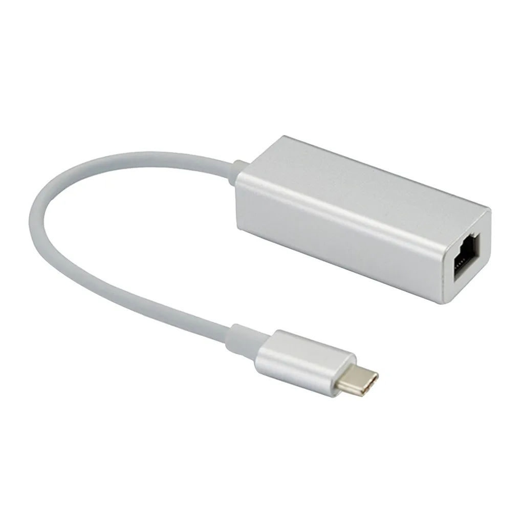 USB C к RJ45 Ethernet адаптер USB 3,1 Тип C сетевой адаптер 1000 Мбит/с для MacBook Pro samsung Galaxy S9/S8/Note 9 FW3