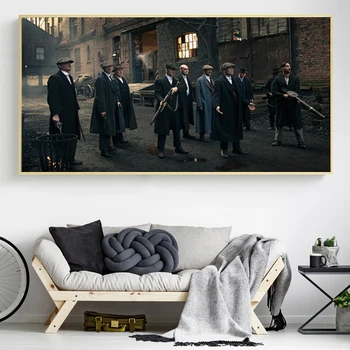 

Peaky Blinders Cillian Murphy TV Show Posters Prints Movie Canvas Painting Wall Art Picture for Living Room Cuadros Home Decor