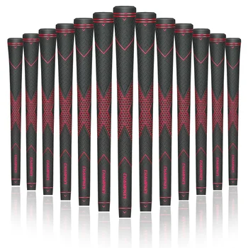 

Champkey Traction-X Rubber Golf Grips 9PCS/Set Standard Color Mixed Golf Club Grips