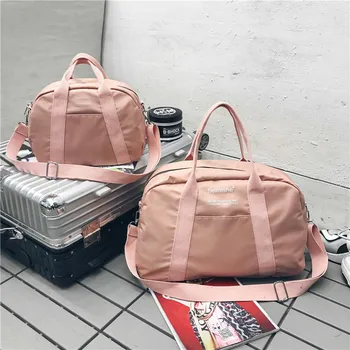 

Waterproof Simple Fashion Handheld Traveling Bag Men And Women-Shoulder Bag Luggage Bag Large Capacity Short Trip Bag